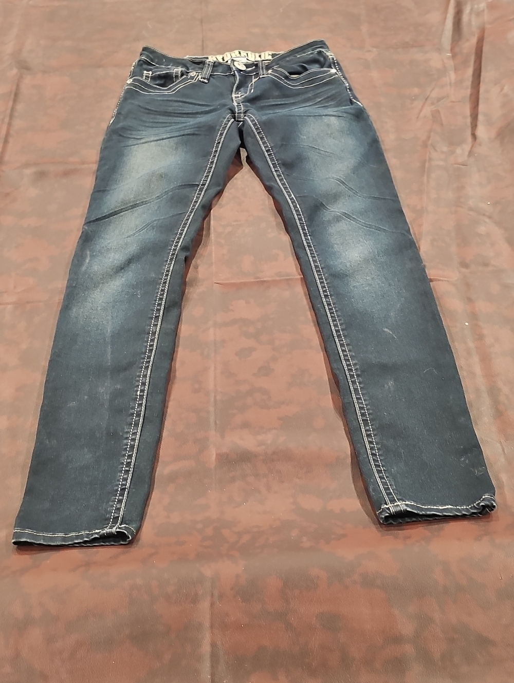 V Blue Hydraulic Bailey Super Skinny Jeans Size 3/4 - Picture 7 of 8